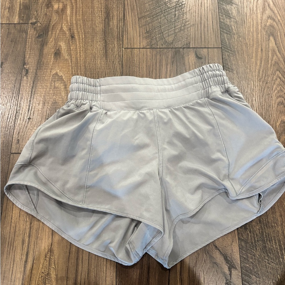 lululemon athletica Light Gray Athletic Shorts